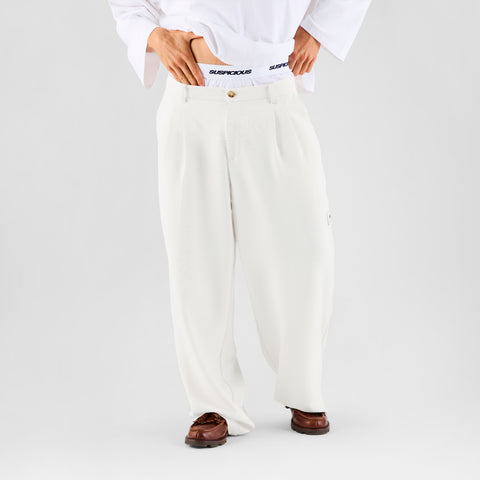Boat / Essentials Pleated Pants - Natural