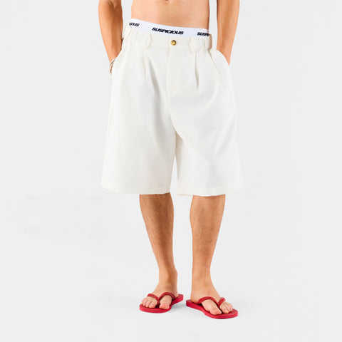 Boat / Essentials Pleated Shorts - Natural
