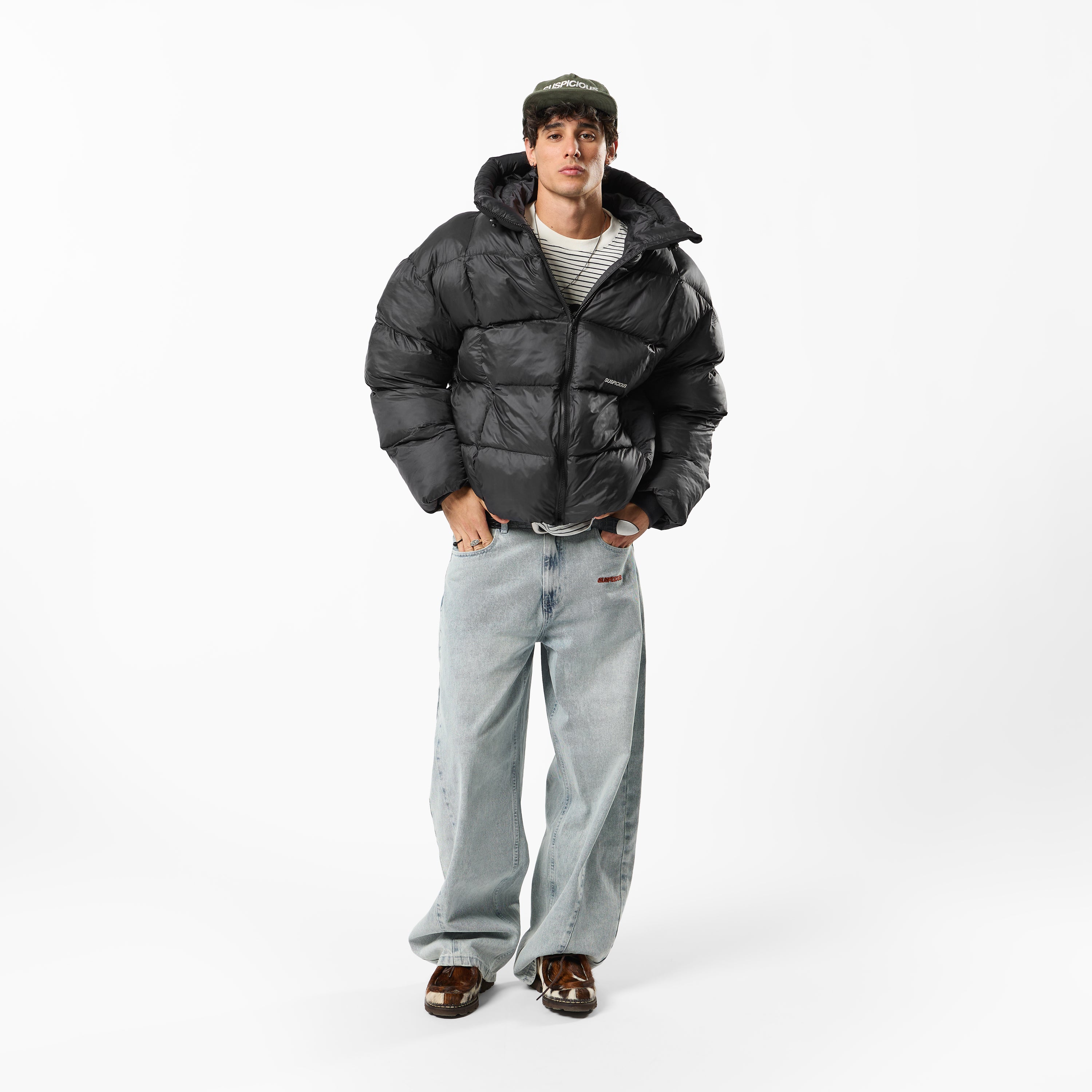 Essentials Puffer - Black – Suspicious Antwerp