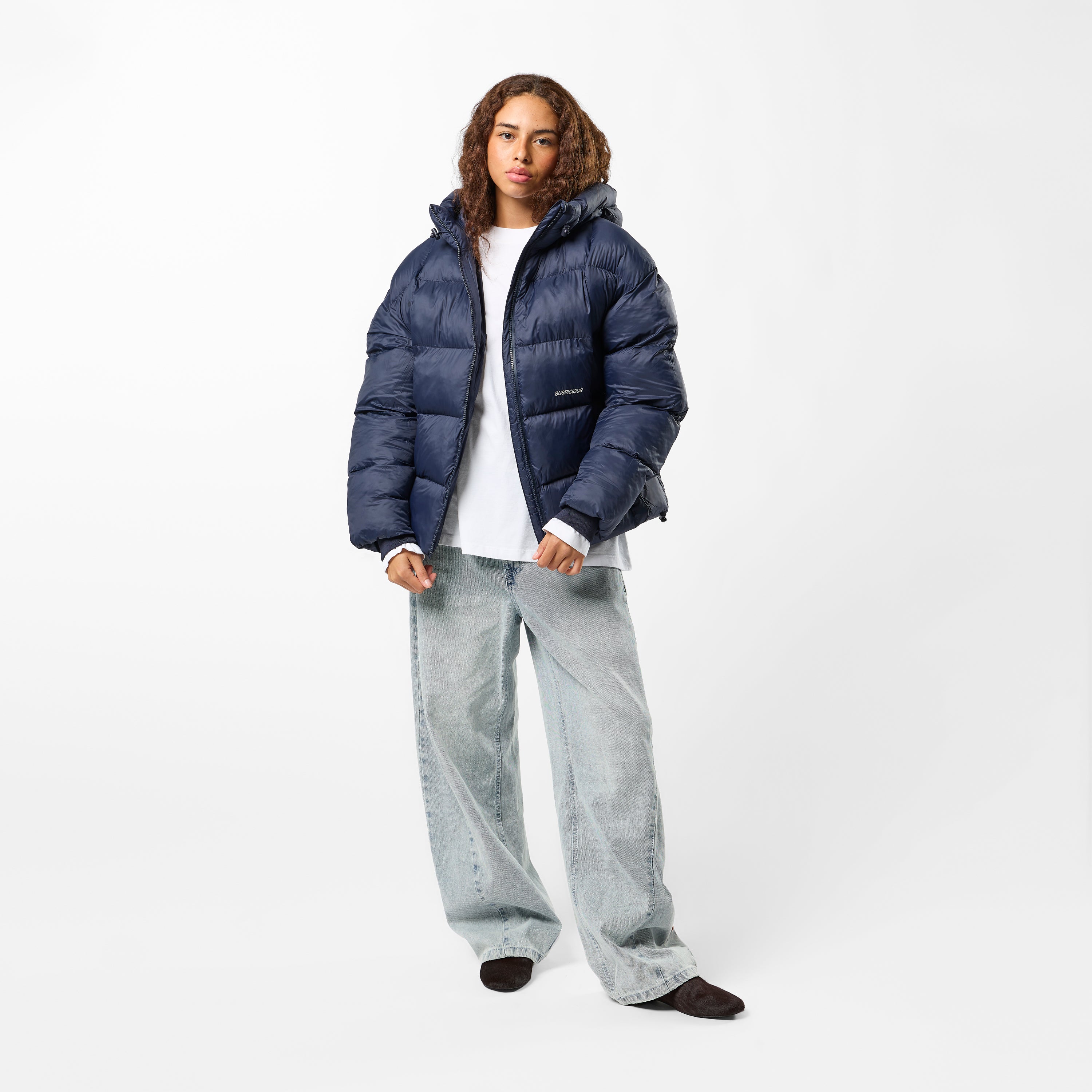 Essentials Puffer - Navy – Suspicious Antwerp