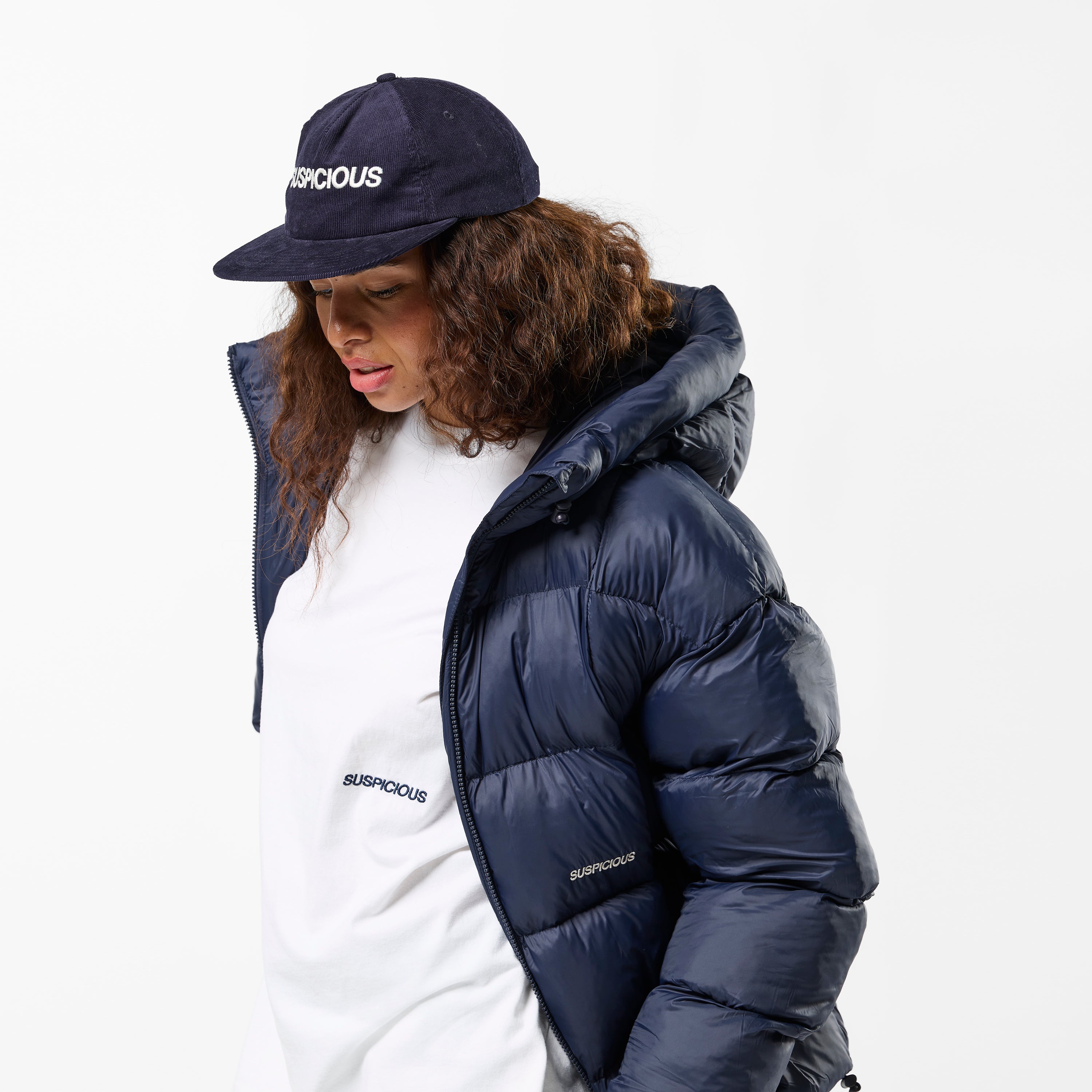 Essentials Puffer - Navy – Suspicious Antwerp