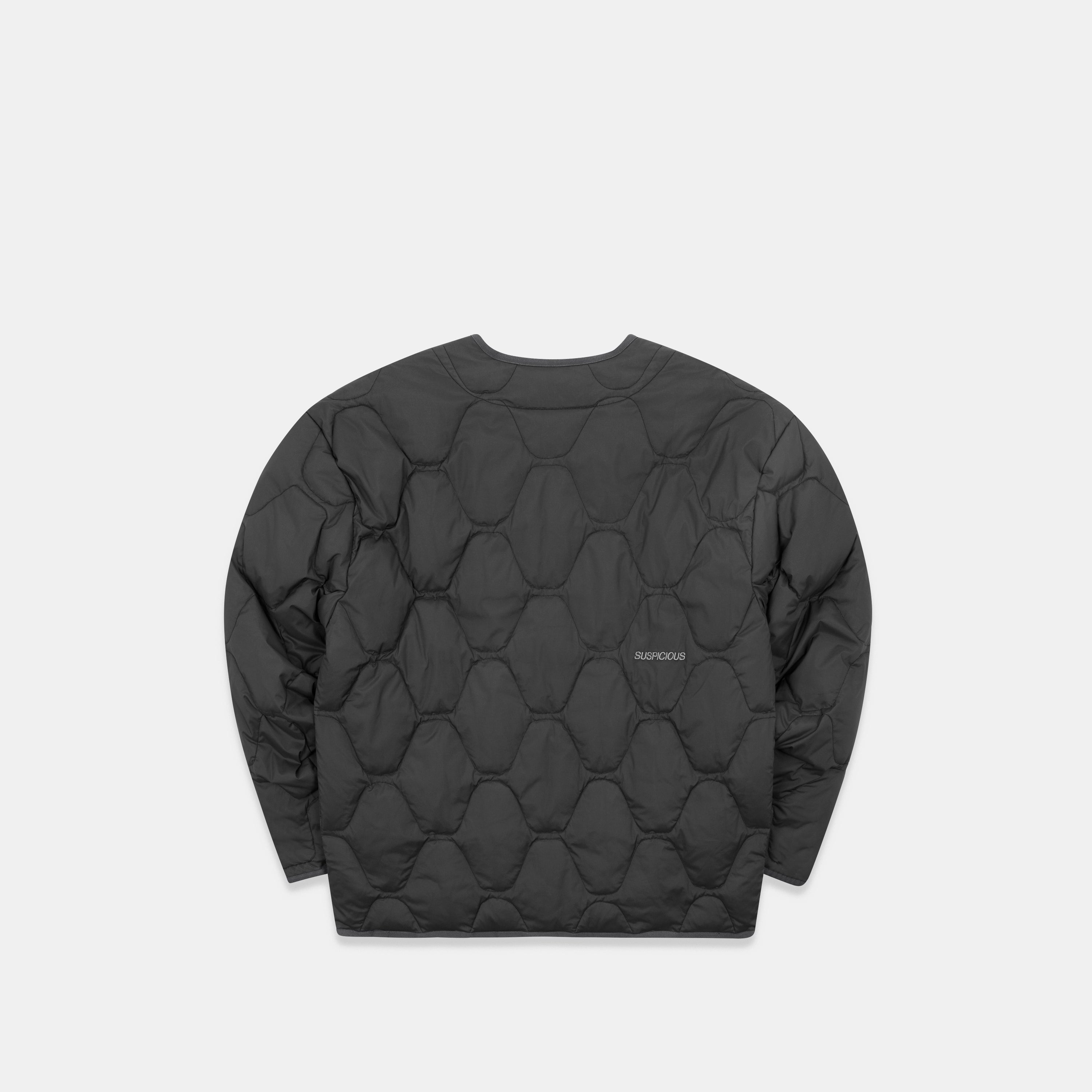 Essentials Quilted Jacket - Graphite – Suspicious Antwerp