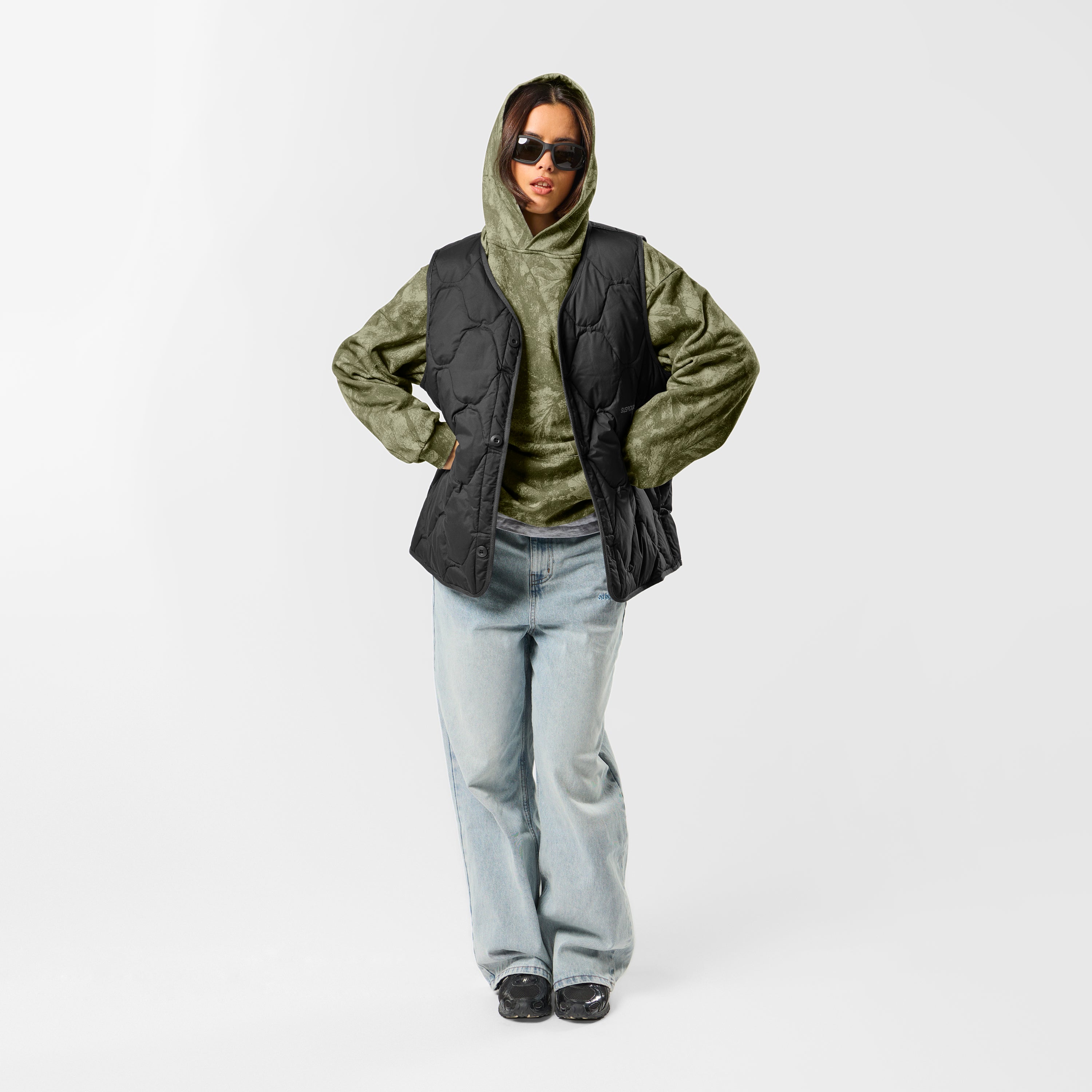 Essentials Quilted Vest - Graphite – Suspicious Antwerp