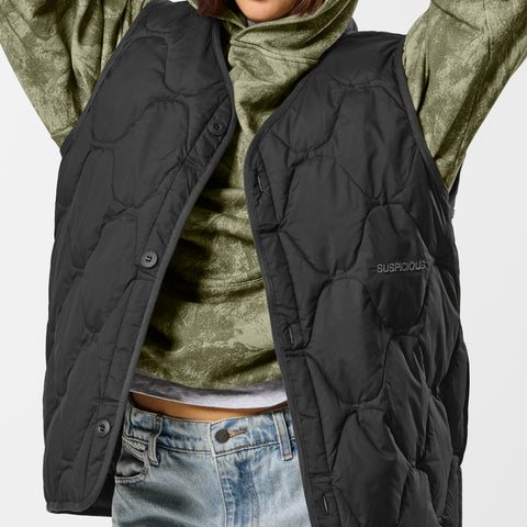Softground / Essentials Quilted Vest - Graphite