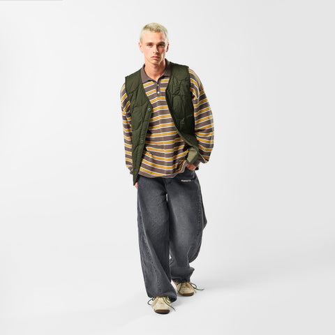 Softground / Essentials Quilted Vest w Pocket - Hunter