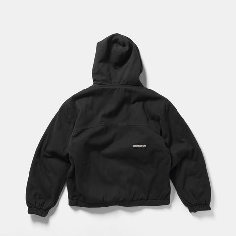 Fall 1 / Essentials Reversible Canvas Hooded Jacket - Black