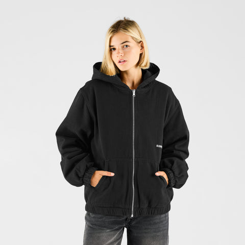 Fall 1 / Essentials Reversible Canvas Hooded Jacket - Black