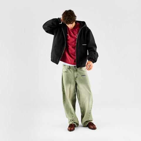 Fall 1 / Essentials Reversible Canvas Hooded Jacket - Black
