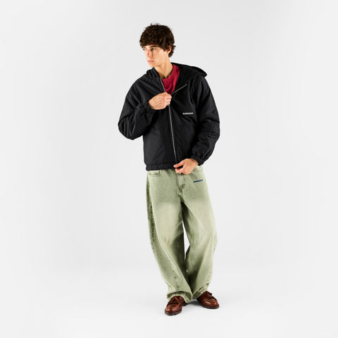 Fall 1 / Essentials Reversible Canvas Hooded Jacket - Black