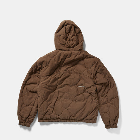 Fall 1 / Essentials Reversible Canvas Hooded Jacket - Espresso