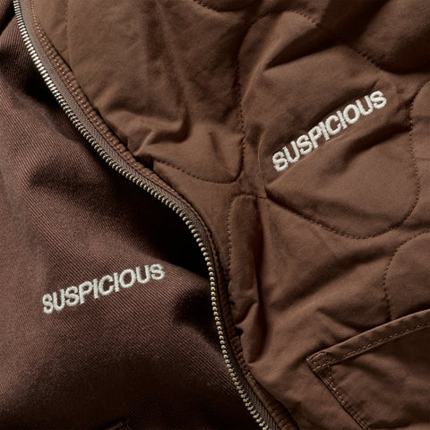 Fall 1 / Essentials Reversible Canvas Hooded Jacket - Espresso