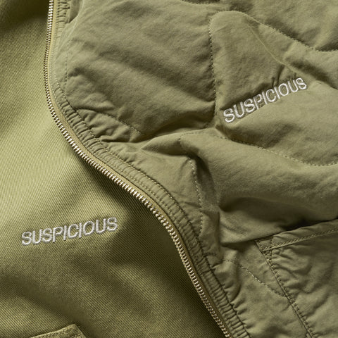 Fall 1 / Essentials Reversible Canvas Hooded Jacket - Lichen Green