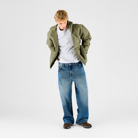 Fall 1 / Essentials Reversible Canvas Hooded Jacket - Lichen Green