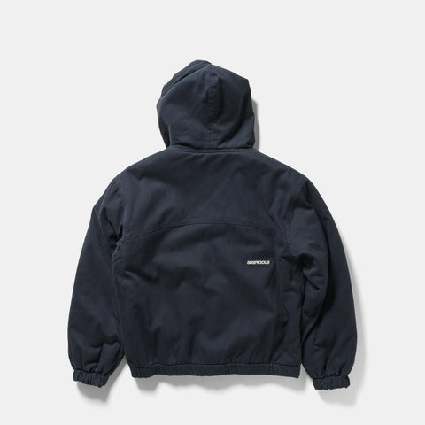 Fall 1 / Essentials Reversible Canvas Hooded Jacket - Navy