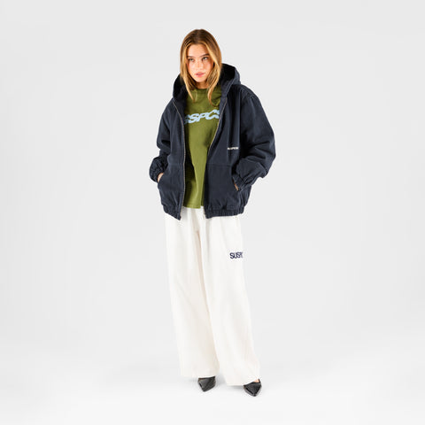 Fall 1 / Essentials Reversible Canvas Hooded Jacket - Navy