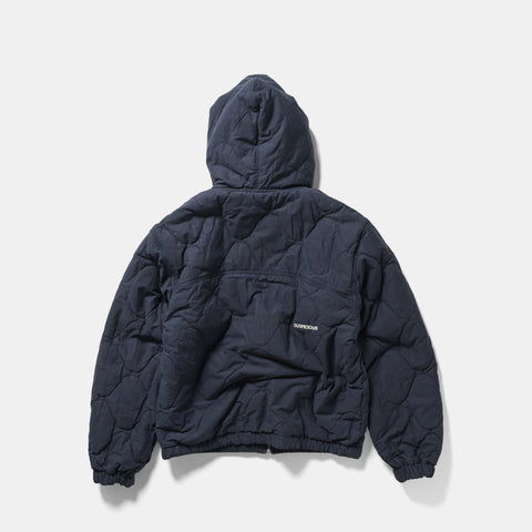 Fall 1 / Essentials Reversible Canvas Hooded Jacket - Navy