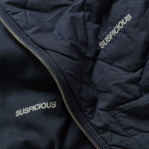 Fall 1 / Essentials Reversible Canvas Hooded Jacket - Navy