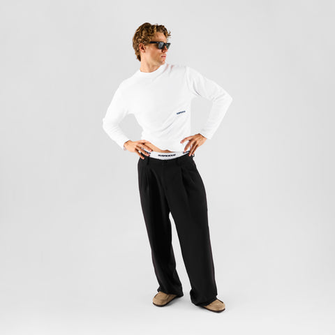 Boat / Essentials Rib Longsleeve - White