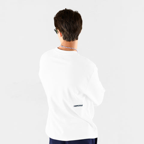 Boat / Essentials Rib Longsleeve - White