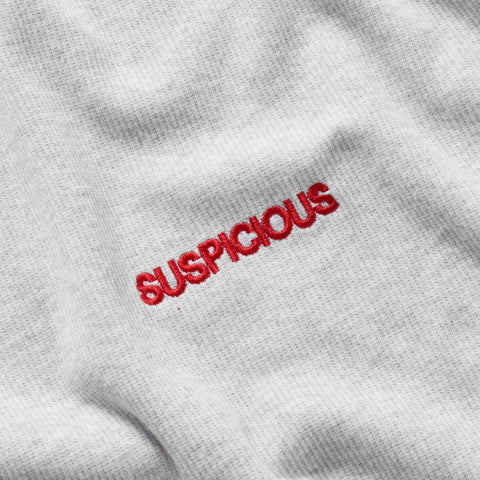 End Of Summer / Essentials Ribbed Henley Longsleeve - Heather Grey