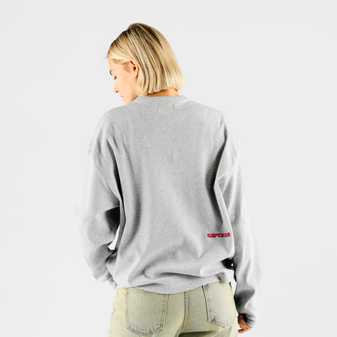 End Of Summer / Essentials Ribbed Henley Longsleeve - Heather Grey