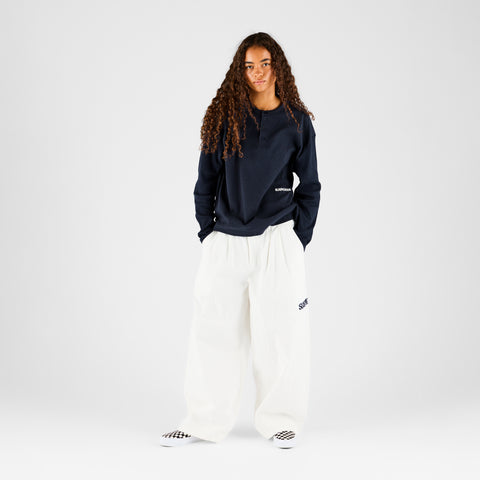End Of Summer / Essentials Ribbed Henley Longsleeve - Nightfall