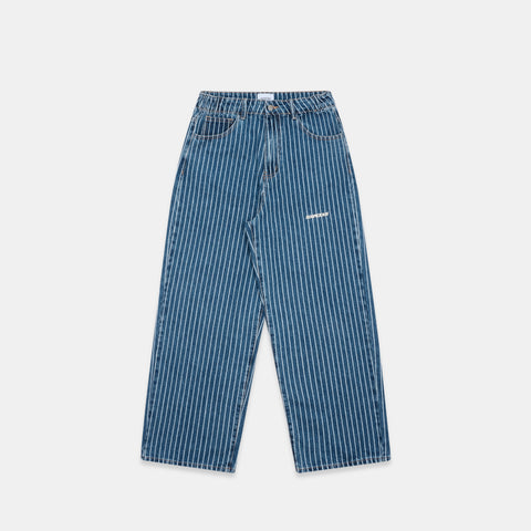 Boat / Essentials Striped Jeans - Washed Blue