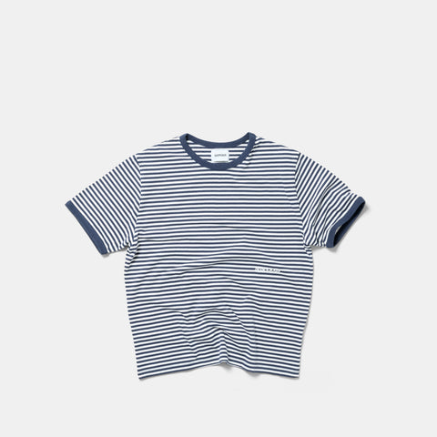 Summer Breeze / Essentials Striped Ringer Tee - Nightfall