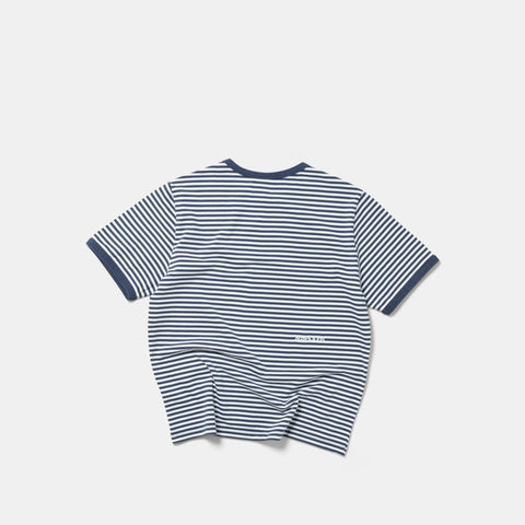 Summer Breeze / Essentials Striped Ringer Tee - Nightfall