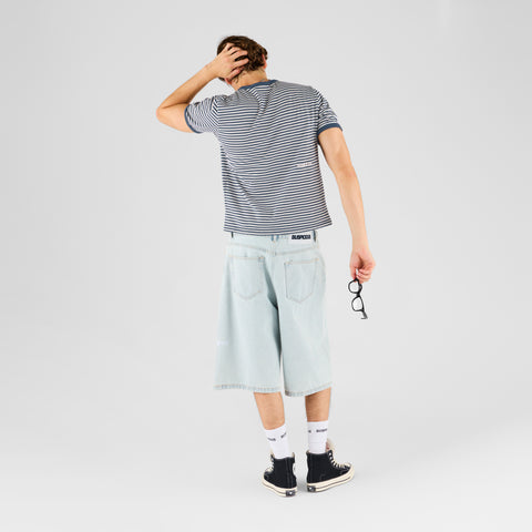 Summer Breeze / Essentials Striped Ringer Tee - Nightfall