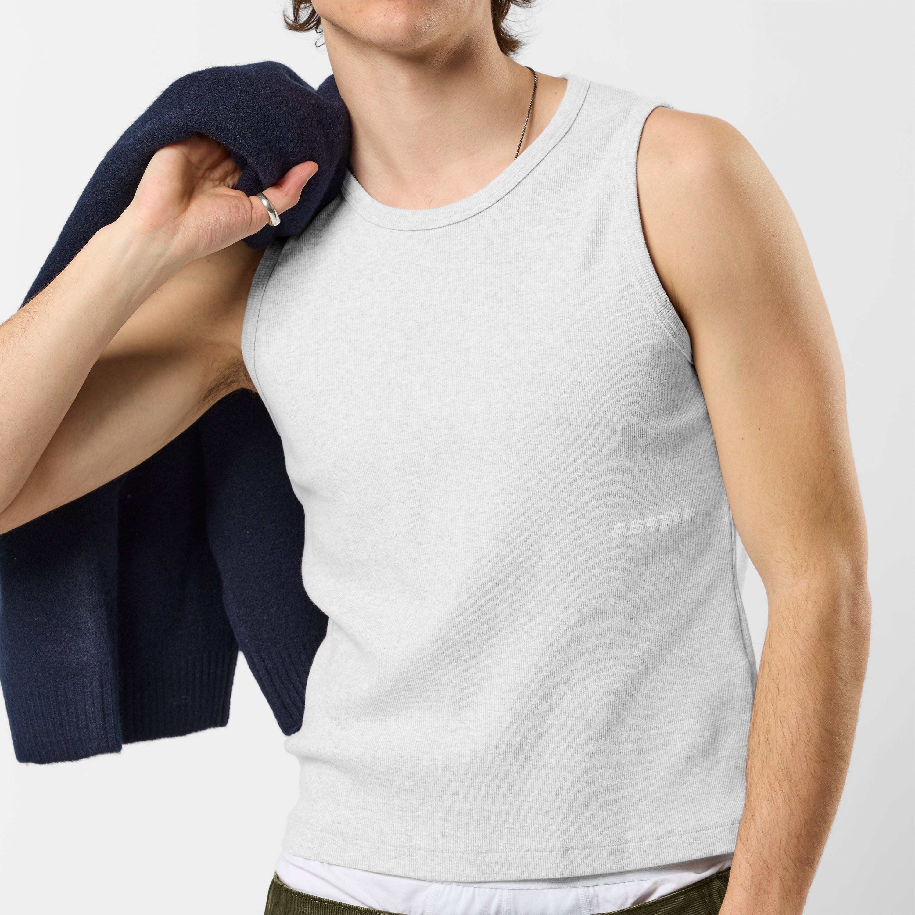 Essentials Tank Top - Ash – Suspicious Antwerp