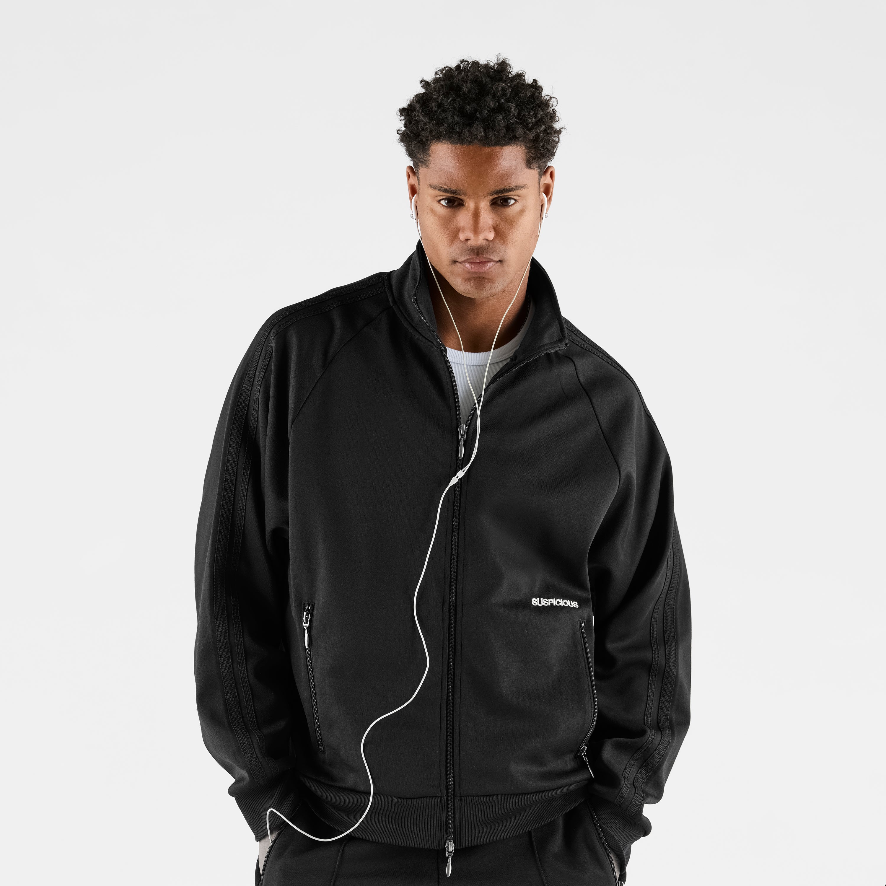 Essentials Track Jacket - Black – Suspicious Antwerp