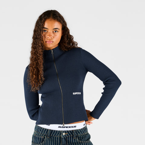 End Of Summer / Essentials W Fitted Zip-Up - Nightfall