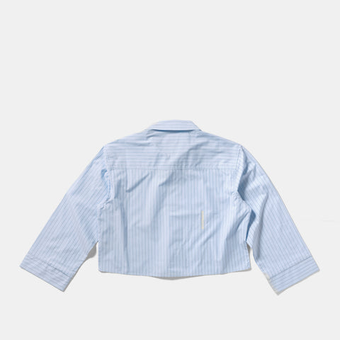 Suspicious Cowboys / Essentials W Striped Longsleeve Shirt - Light Blue