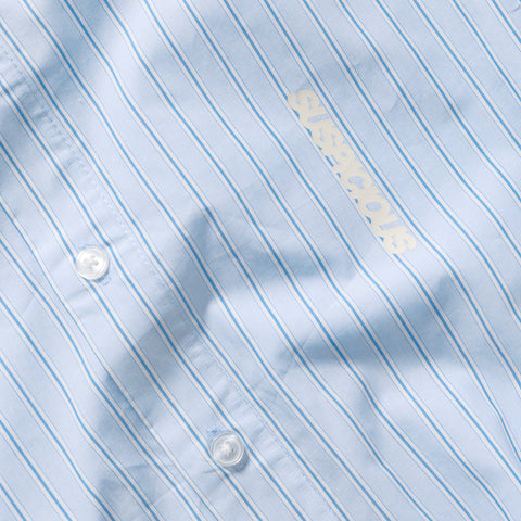 Suspicious Cowboys / Essentials W Striped Longsleeve Shirt - Light Blue