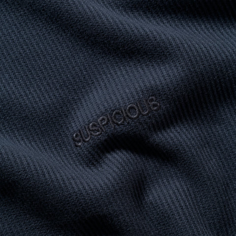 Winter 2 / Essentials Waffle Henley Longsleeve - Nightfall