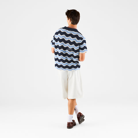 Boat / Essentials Wavy Polo - Celestial & Nightfall