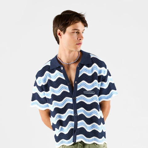 Boat / Essentials Wavy Shirt - Celestial & Nightfall