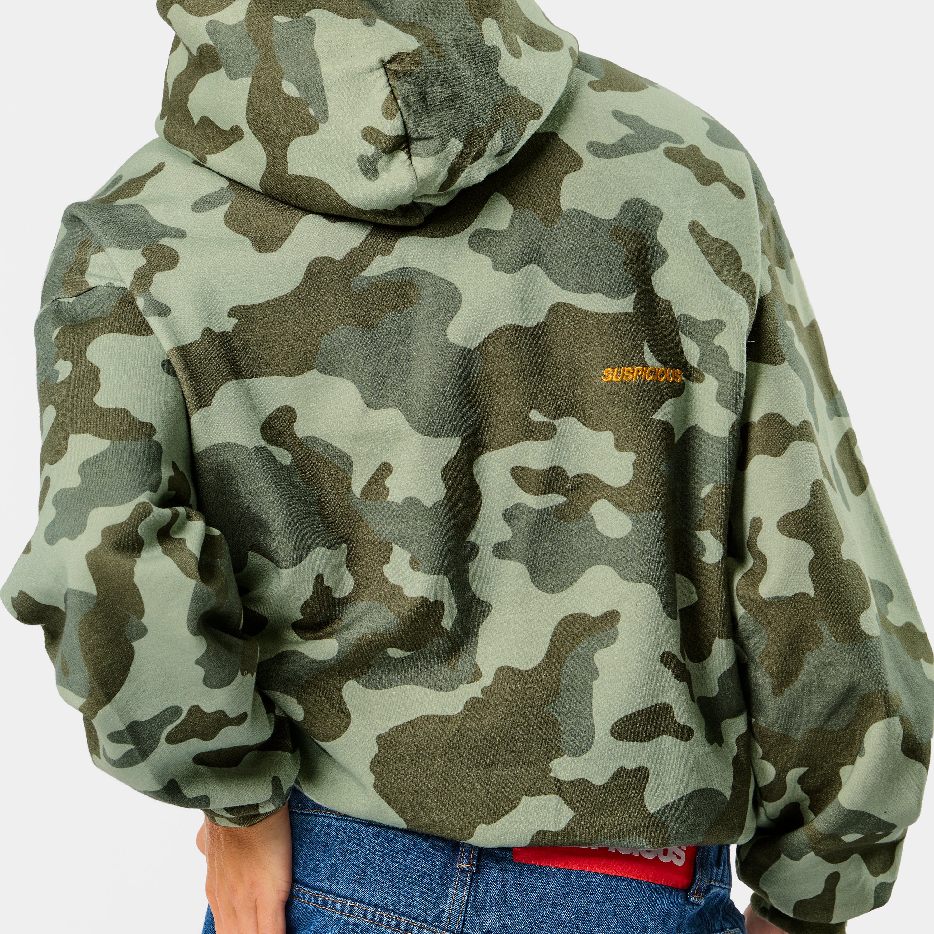 Essentials Zip-Up Hoodie - Green Camo – Suspicious Antwerp