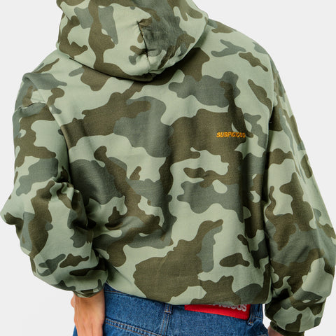 Camo / Essentials Zip-Up Hoodie - Green Camo