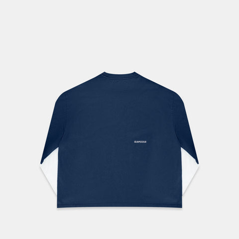 PL / The Essentials Layered Longsleeve - Navy