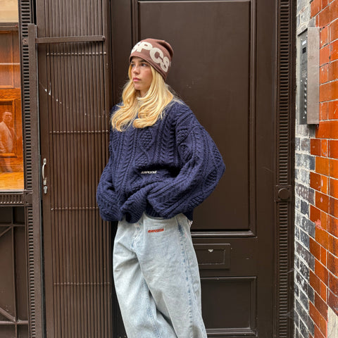 Winter2 / Essentials Big Knit - Navy