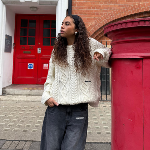 Winter2 / Essentials Big Knit - Off-White