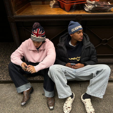 Winter2 / Essentials Tight Knitted Zip-Up - Icy Orchid