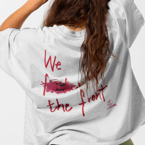 Bestsellers Variants / F'd Up Tee - Ash & Ruby Red