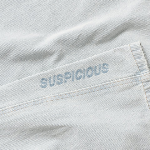 Suspicious Cowboys / Faded Pockets W Wide Jeans - Bleached