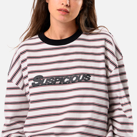 Winter3 / Flow Striped Longsleeve - Black & White
