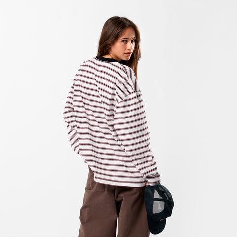 Winter3 / Flow Striped Longsleeve - Black & White