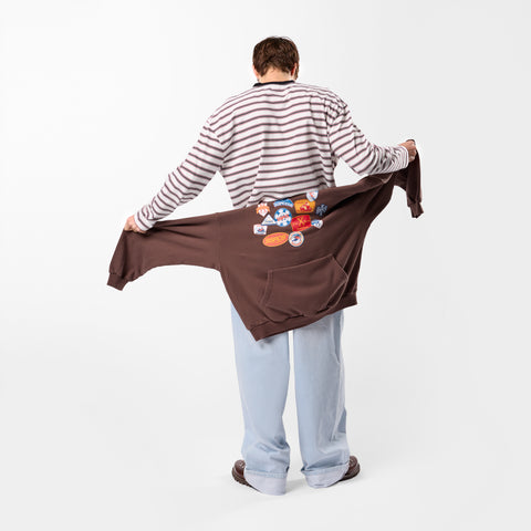 Winter3 / Flow Striped Longsleeve - Black & White