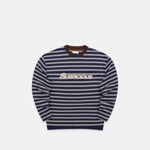 Winter3 / Flow Striped Longsleeve - Blue & Brown